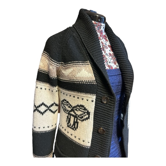 TNA lambwool cardigan sweater - Picture 3 of 13